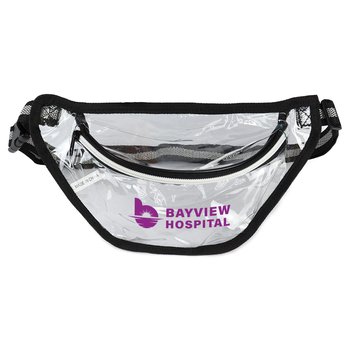 Clarity Clear Fanny Pack/Sling Bag - Personalization Available from Positive Promotions