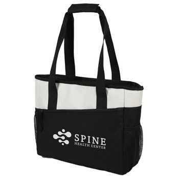 Winter Insulated Cooler Tote Bag - Personalization Available from Positive Promotions