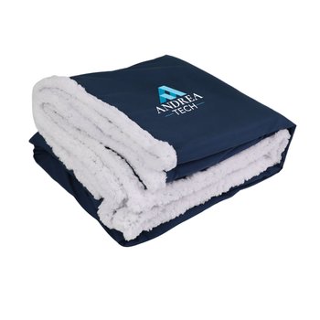 Recycled rPET Mink Sherpa Blanket 50