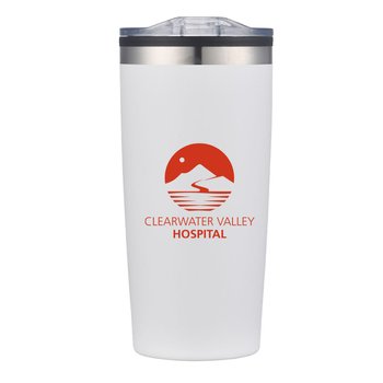 Sip Stainless-Steel Outer/Plastic-Lined Tumbler Mug 20 oz. - One-Color Personalization Available from Positive Promotions