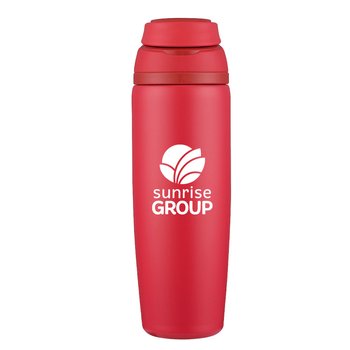 Eco Flip & Sip Recycled Stainless Steel Tumbler with Top Carry Handle 28 oz. - Personalization Avail from Positive Promotions