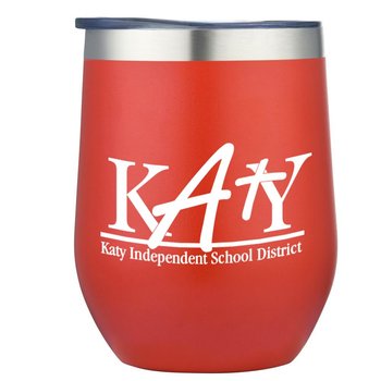 Windsor Double-Wall Stainless-Steel Vacuum Wine Cup 12-Oz. - One-Color Personalization Available from Positive Promotions