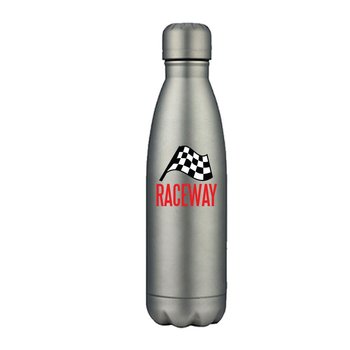Double-Wall Stainless-Steel Vacuum Bottle 17-Oz. - Full-Color Personalization Available from Positive Promotions