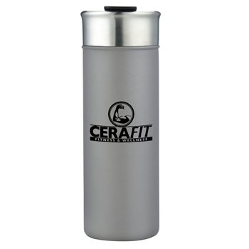 Double-Wall Stainless-Steel Vacuum Tumbler 18-Oz. - One-Color Personalization Available from Positive Promotions