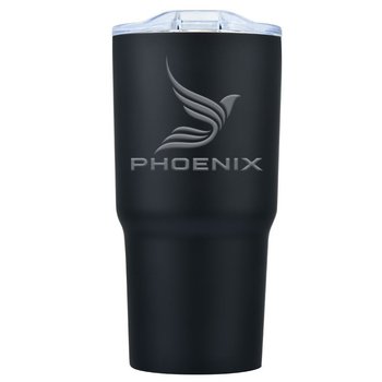 Double-Wall Stainless-Steel Vacuum Tumbler 20-Oz. - Laser-Engraved Personalization Available from Positive Promotions