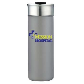 Double-Wall Stainless-Steel Vacuum Tumbler 18-Oz. - Full-Color Personalization Available from Positive Promotions