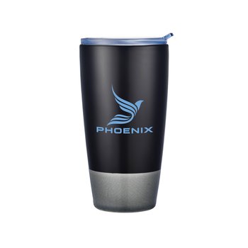 Longwood Double-Wall Ceramic Tumbler 12 oz. - One-Color Personalization Available from Positive Promotions