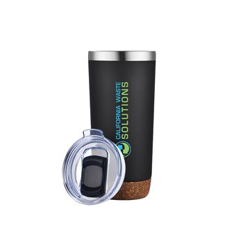 Portia Vacuum Tumbler 22 oz. With Cork Bottom - Full-Color Personalization Available from Positive Promotions