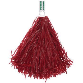 One-Color Streamers Pom Poms - Personalization Available from Positive Promotions