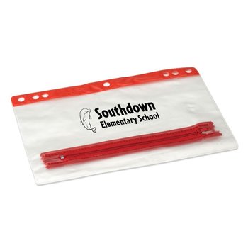 9 1/4" x 6" Pencil Pouch - Personalization Available from Positive Promotions