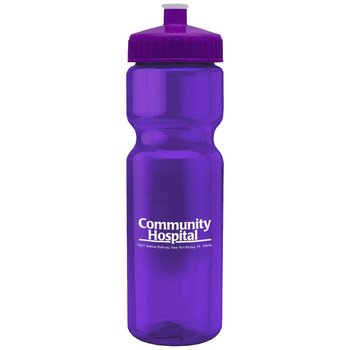 Translucent Water Bottle 28 oz. - One-Color Personalization Available from Positive Promotions