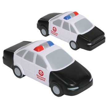 Police Car Squeeze Toy - Personalization Available from Positive Promotions