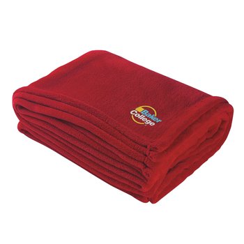 Chenille Blanket - Embroidered Personalization Available from Positive Promotions