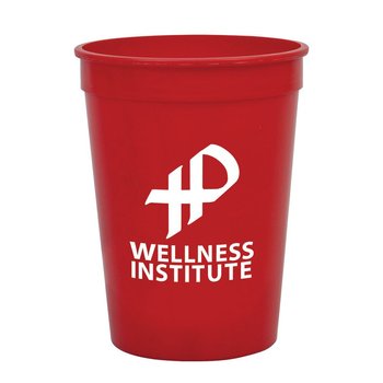 Durable Recyclable Stadium Cup 12-oz.  - Personalization Available from Positive Promotions