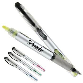 Slim Roller Liquid Highlighter Combo Pen - Personalization Available from Positive Promotions