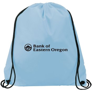 Drawstring Sport Backpack With Reinforced Corners - Personalization Available from Positive Promotions