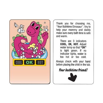 Bathtime Thermometer (Dinosaur) - Personalization Available from Positive Promotions