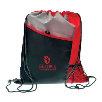 Drawstring Sport Backpack - Personalization Available from Positive Promotions