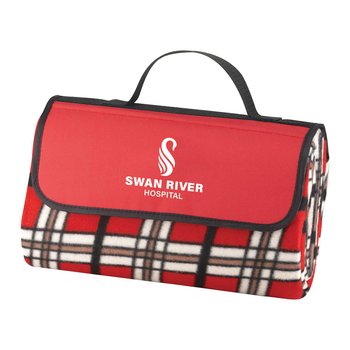 Roll-Up Picnic Blanket - Personalization Available from Positive Promotions