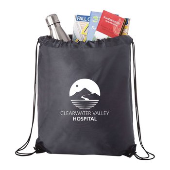 The Oriole Drawstring Backpack - Personalization Available from Positive Promotions