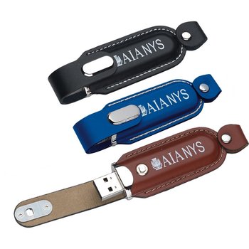 2gb executive usb flash drive leather personalization