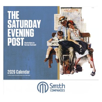Saturday Evening Post 2027 Stapled Wall Calendar - Personalization Available from Positive Promotions