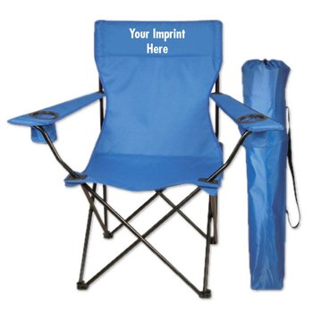 Flat Top Folding Chair - Personalization Available from Positive Promotions
