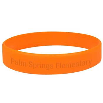 Silicone Wrist Bracelet - Personalization Available from Positive Promotions