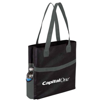 Glacier Non-Woven Shopper Tote - Personalization Available from Positive Promotions