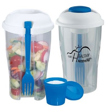 On-The-Go Salad Set - Personalization Available from Positive Promotions