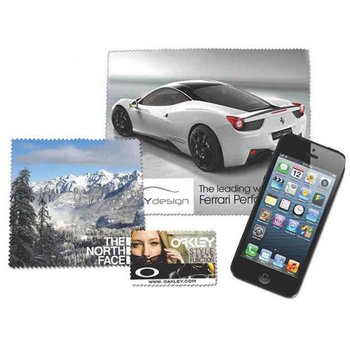 7" X 9" Microfiber Cloth - Personalization Available from Positive Promotions