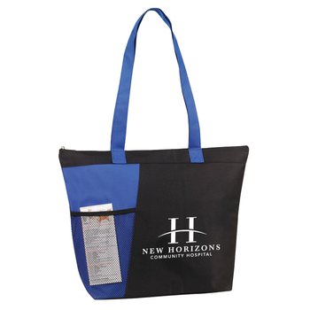 Zipper Bottle Tote - Personalization Available from Positive Promotions