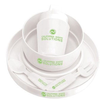 Toddler Plate & Bowl Set - Personalization Available from Positive Promotions