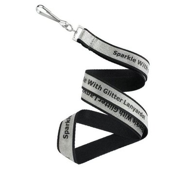Glitter Lanyard - Personalization Available from Positive Promotions