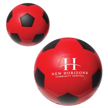Soccer Ball Stress Reliever - Personalization Available from Positive Promotions