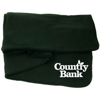 Fleece Econo Blanket - Embroidered Personalization Available from Positive Promotions