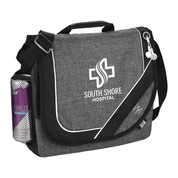 Bolt Urban Messenger Bag - Personalization Available from Positive Promotions