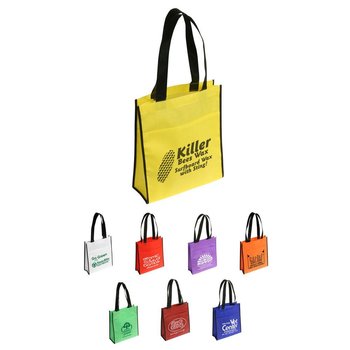 The Peak Tote Bag With Pocket - Personalization Available from Positive Promotions