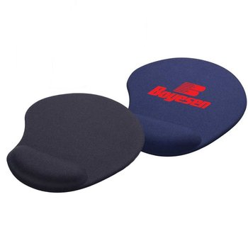 Solid Jersey Gel Mouse Pad/Wrist Rest - Personalization Available from Positive Promotions