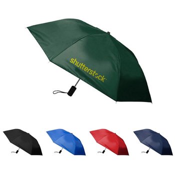 Economy Auto Open Folding Umbrella - Personalization Available from Positive Promotions