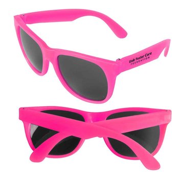 Vibrant Colored Budget Sunglasses - Personalization Available from Positive Promotions