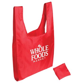 Tide Twister Folding Tote Bag - Personalization Available from Positive Promotions