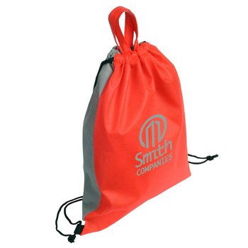 Glide Right Drawstring Backpack - Personalization Available from Positive Promotions