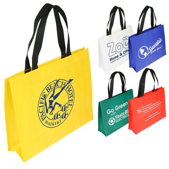 Raindance XL Water-Resistant Coated Tote Bag - Personalization Available from Positive Promotions