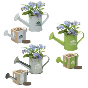 Mini Watering Can Blossom Kit - Personalization Available from Positive Promotions
