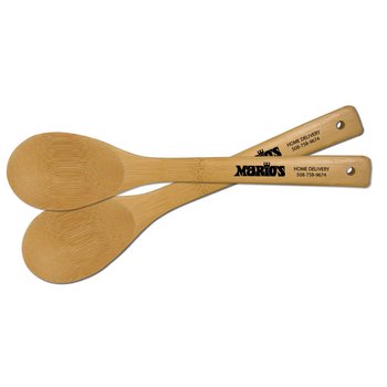 Bamboo Spoon - Personalization Available from Positive Promotions