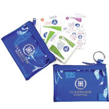 Clearly On-The-Go First Aid Kit - Personalization Available from Positive Promotions