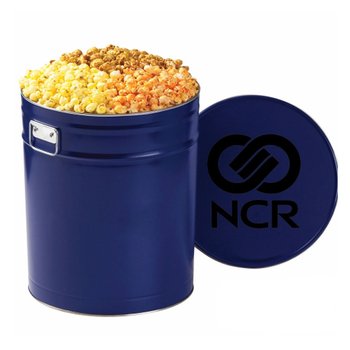 14" x 12 1/4" 3 Way Popcorn Tin - Personalization Available from Positive Promotions