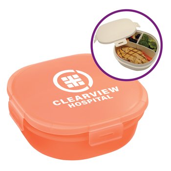 Snap-Lock Lunch Container - Personalization Available from Positive Promotions