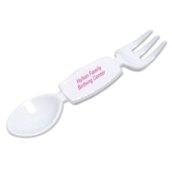 Spoon/Fork Combo - Personalization Available from Positive Promotions